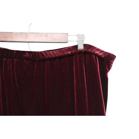 Y2K Velvet Maxi Skirt Size 24 26 Witchy Whimsigoth Fairy Grunge Romantic Stretch - Picture 6 of 10